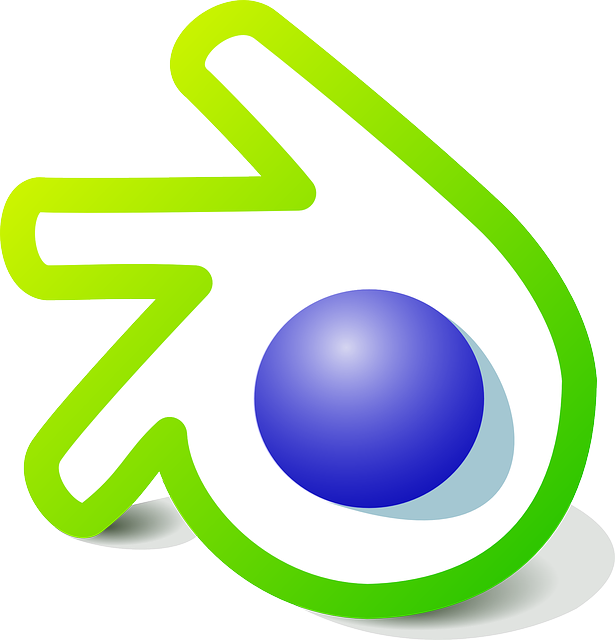 Green, Icon, Blue, Yellow, Blender, Theme, Apps - Clip Art - Png Download (615x640), Png Download