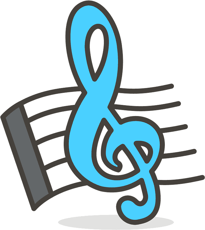 Musical Score Emoji Clipart - Emoji Musique - Png Download (800x800), Png Download