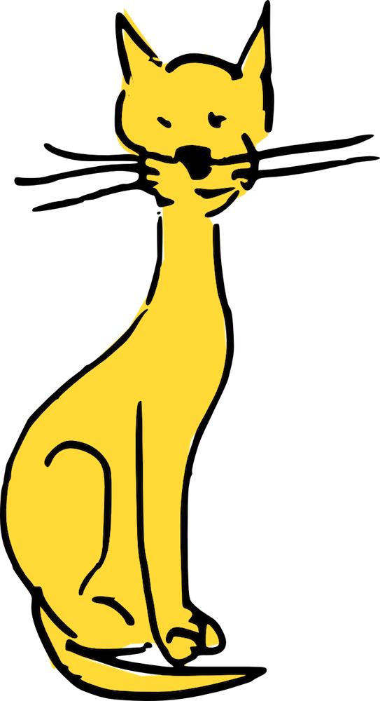 Free Digital Cat Doodles - Clip Art - Png Download (543x1000), Png Download