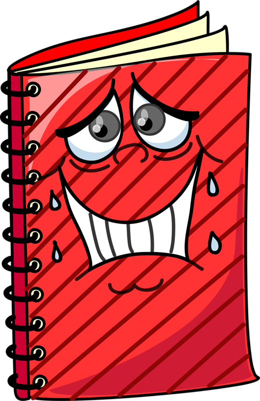 Clipart Cahier , Png Download - Clipart Cahier Transparent Png (519x800), Png Download