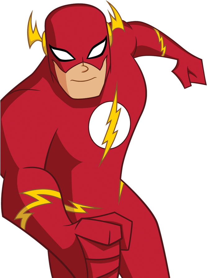 Flash Clipart Justice League - Justice League Action Flash - Png Download (666x1027), Png Download