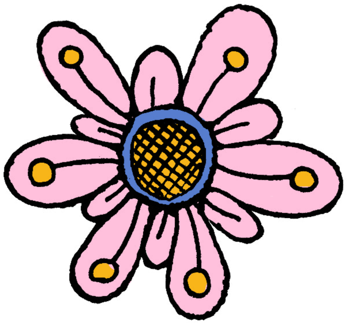 Macaroni - Clipart - African Daisy - Png Download (1200x1200), Png Download