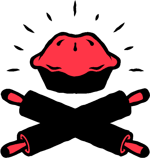 Pie Cross Pins - Young Vegans Clipart (600x633), Png Download