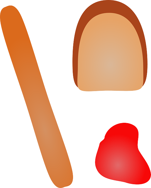 Food, Bread, Cartoon, Hot, Sausage, Dogs, Ketchup - Clip Art - Png Download (515x640), Png Download