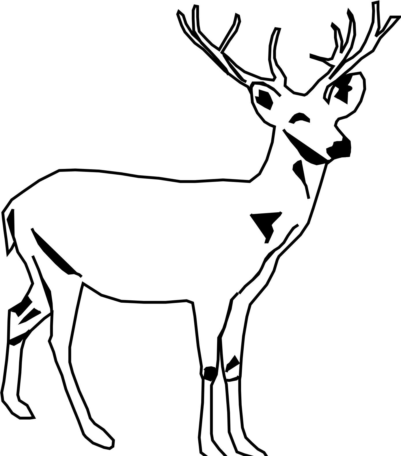 Deer Clip Art - Png Download (1600x1600), Png Download