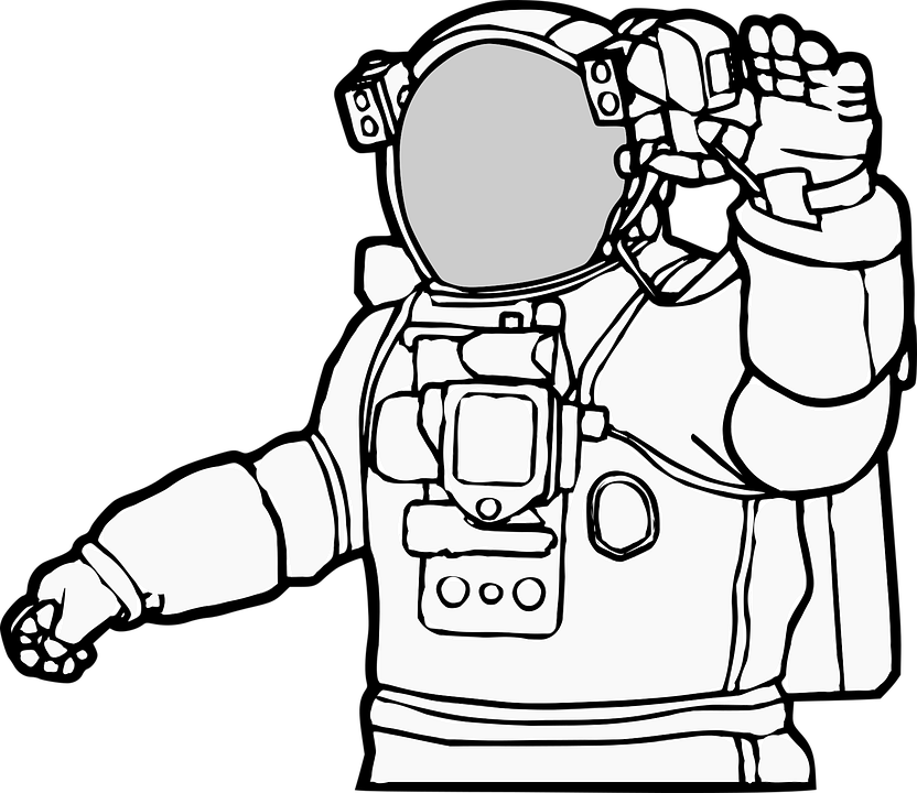 Astronaut - Realistic Astronaut Clipart - Png Download (832x720), Png Download