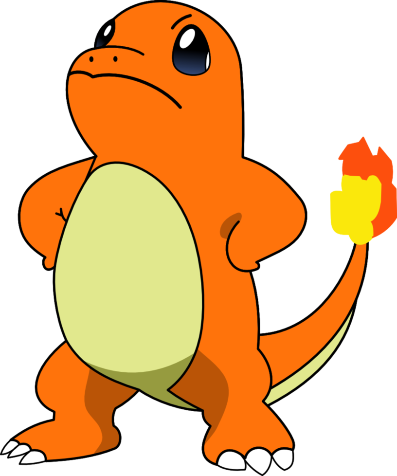 Hello Clipart Pokemon Charmander - Mad Charmander - Png Download (816x978), Png Download