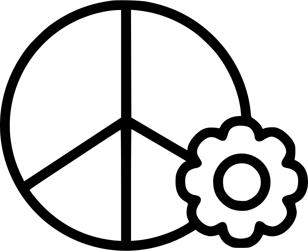 Peace Sign Settings - Peace Sign Clipart (980x800), Png Download