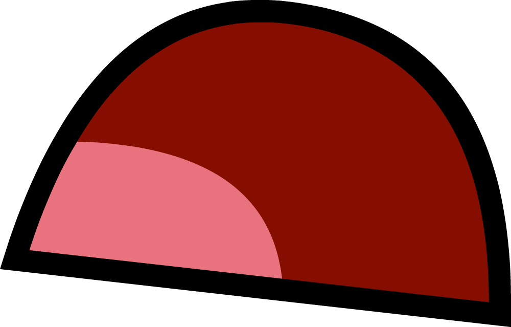 Mad Mouth Png - Bfdi Angry Mouth Open Clipart (1000x639), Png Download