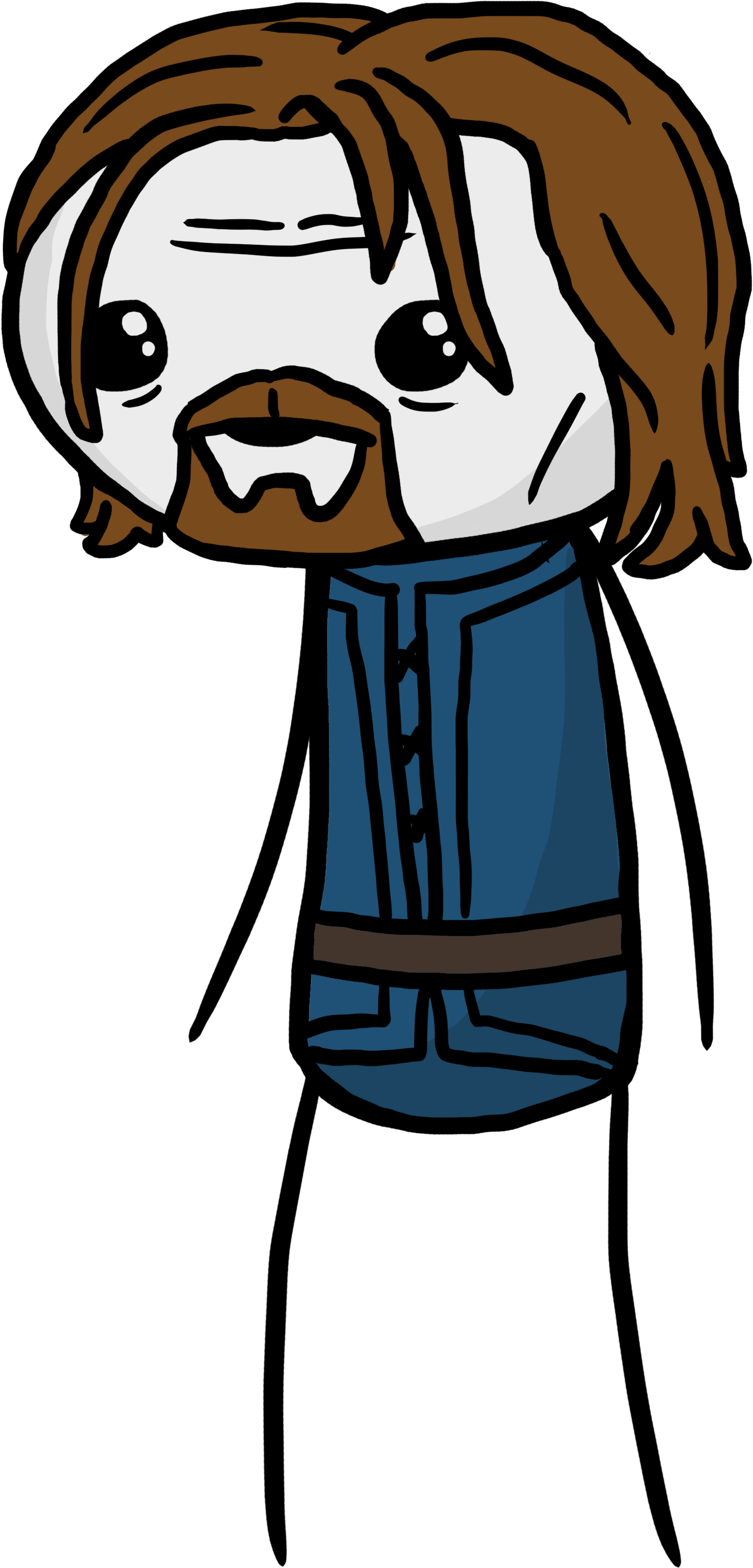 Boromir From "lord Of The Rings" - Cartoon Clipart (2500x4000), Png Download