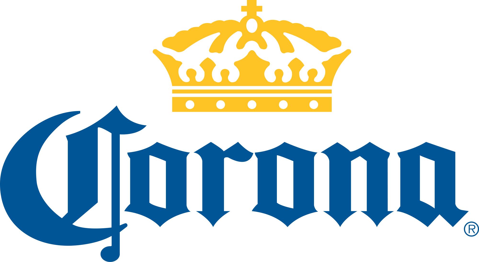 Corona Logo Clipart (2000x1095), Png Download
