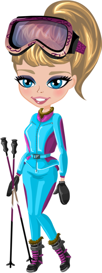 Fashland Esqui De Viaje Clipart (340x916), Png Download