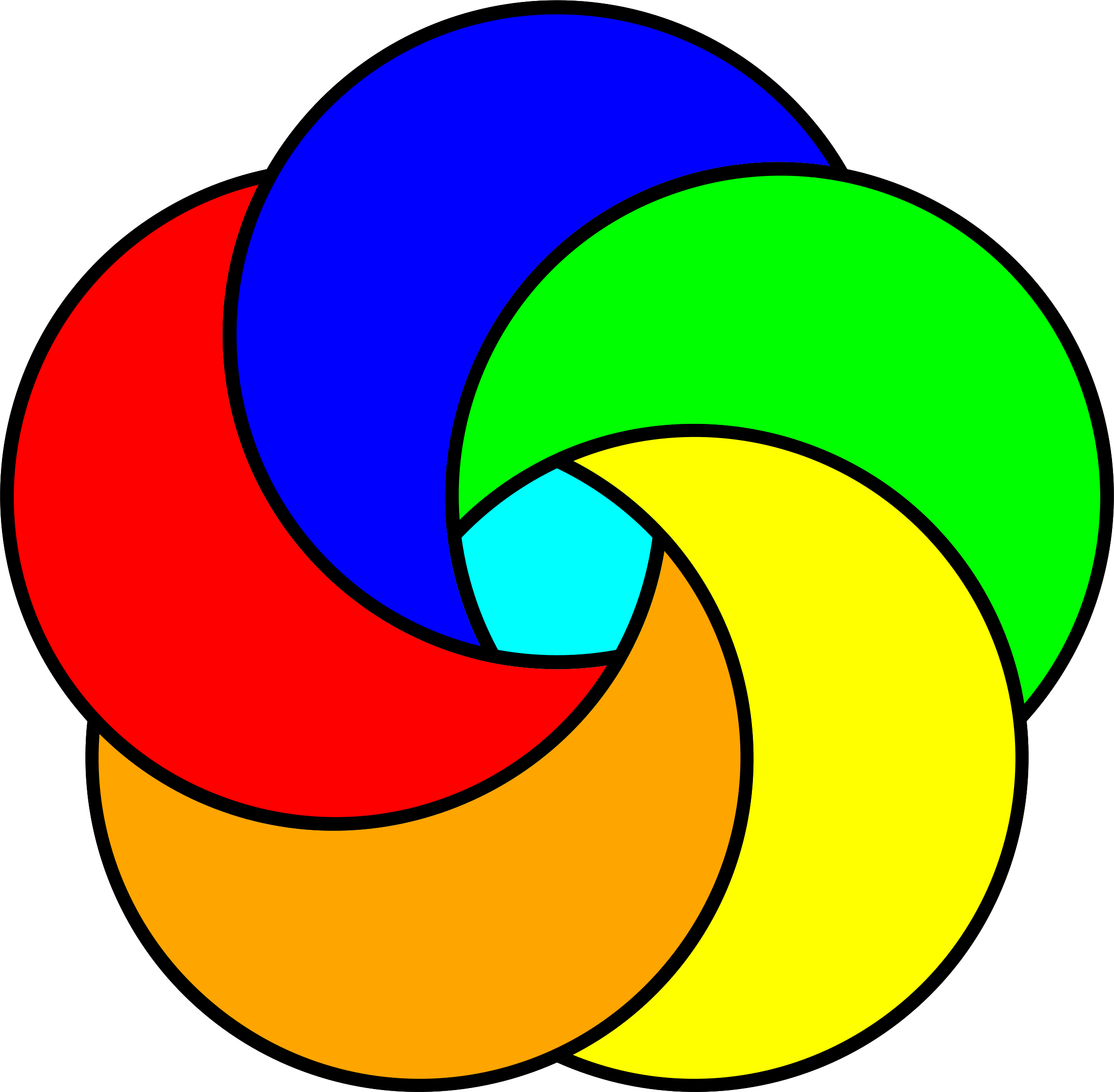 Pentagon Moons Clip Arts - Icon - Png Download (2286x2241), Png Download