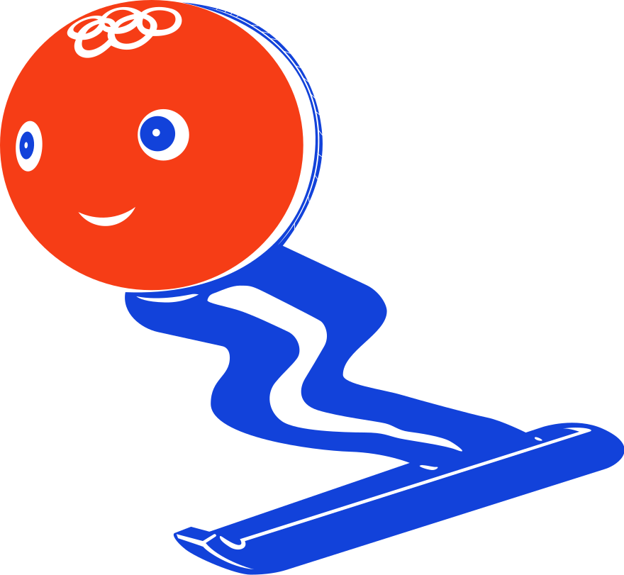1968 Winter Olympics Grenoble Clipart (880x811), Png Download