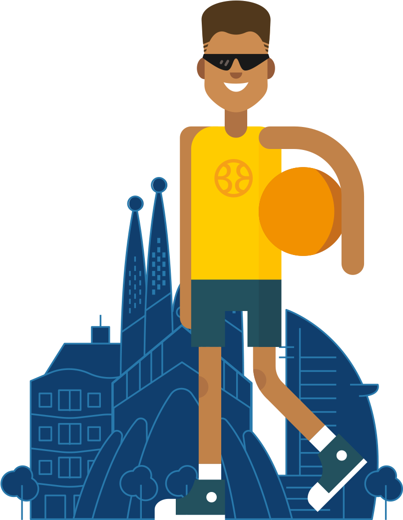 Basketlona Basket - Illustration Clipart (900x1039), Png Download