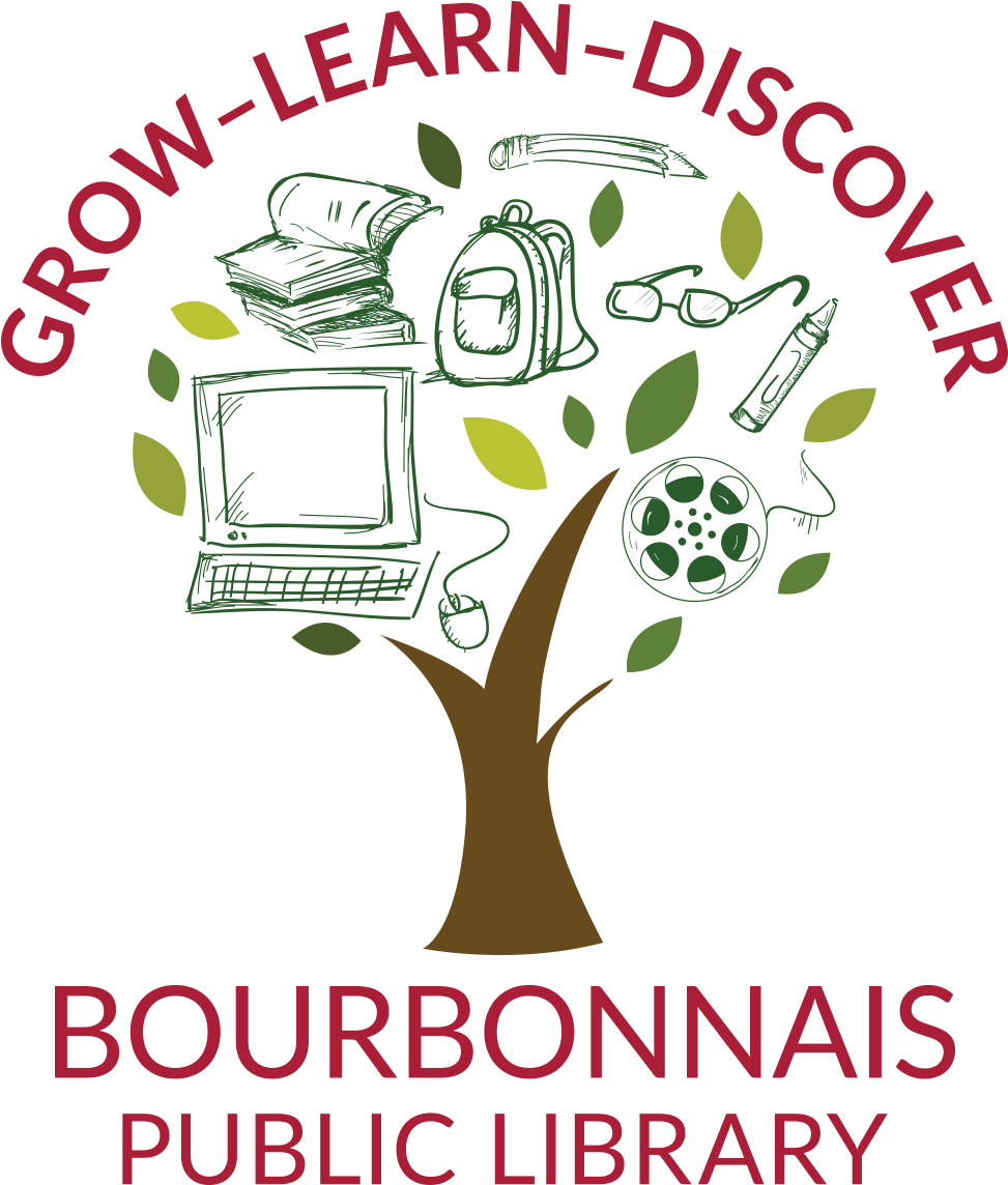 Bourbonnais Public Library Logo Clipart (1000x1160), Png Download