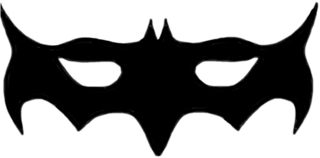 Batman Mask Clipart Superhero - Batman - Png Download (1024x640), Png Download