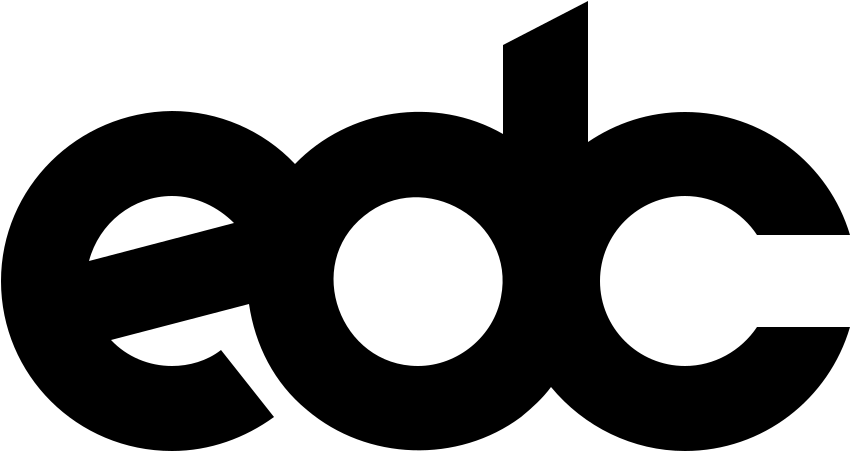 Edc Logo Black - Electric Daisy Carnival Logo Clipart (880x450), Png Download