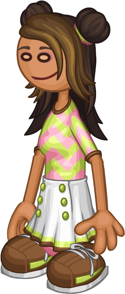 Flipline Studios Wiki - Papa Louie Liezel Clipart (608x1026), Png Download