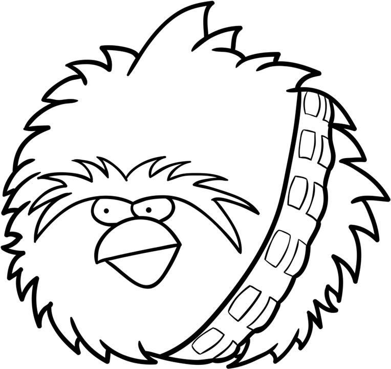 Learn Easy To Draw Chewbacca Step - Dessin Kawaii Herisson Clipart (800x800), Png Download