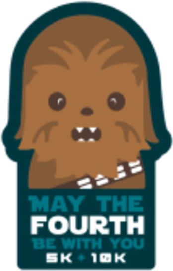 ‘may The Fourth Be With You - May The 4th Be With You 2019 Chewbacca Clipart (800x618), Png Download