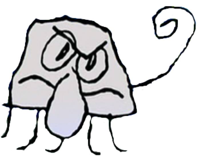 Collection Of Free Coral Drawing Doodle Download On - Spongebob Doodle Squidward Clipart (734x600), Png Download