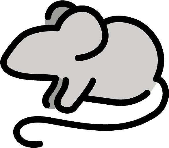 Mouse Emoji Clipart - Mouse Symbols Animal - Png Download (800x800), Png Download