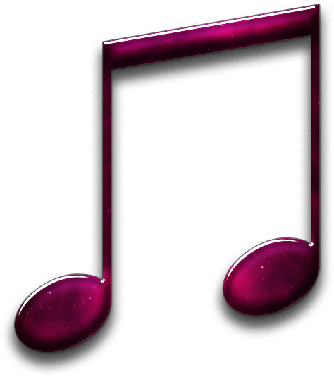 Music Icons Transparent Background - Magenta Music Note Clipart (600x600), Png Download
