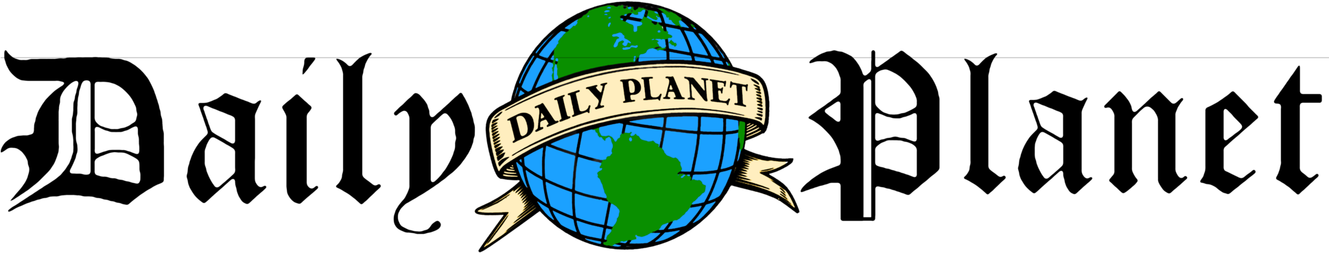 Planet Clipart Face - Daily Planet Clip Art - Png Download (1936x413), Png Download