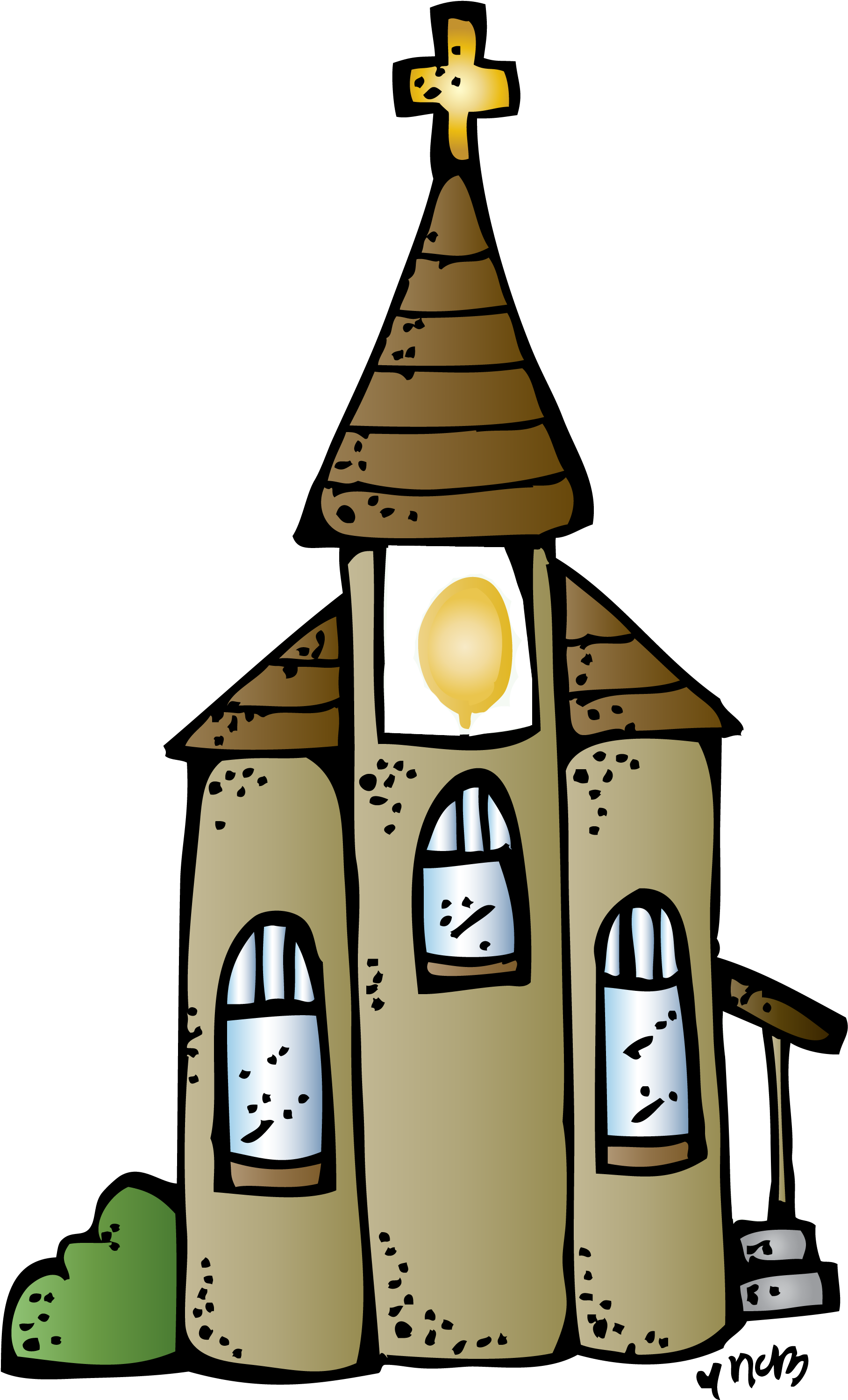 Melonheadz Church Clipart - Png Download (1824x2999), Png Download