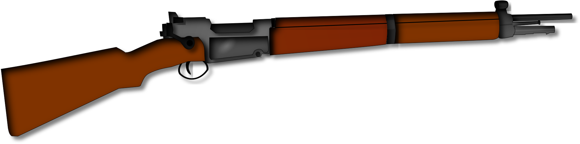 Shotgun House Clipart Graphic Free Download Shotguns - Guns Second World War - Png Download (2400x771), Png Download