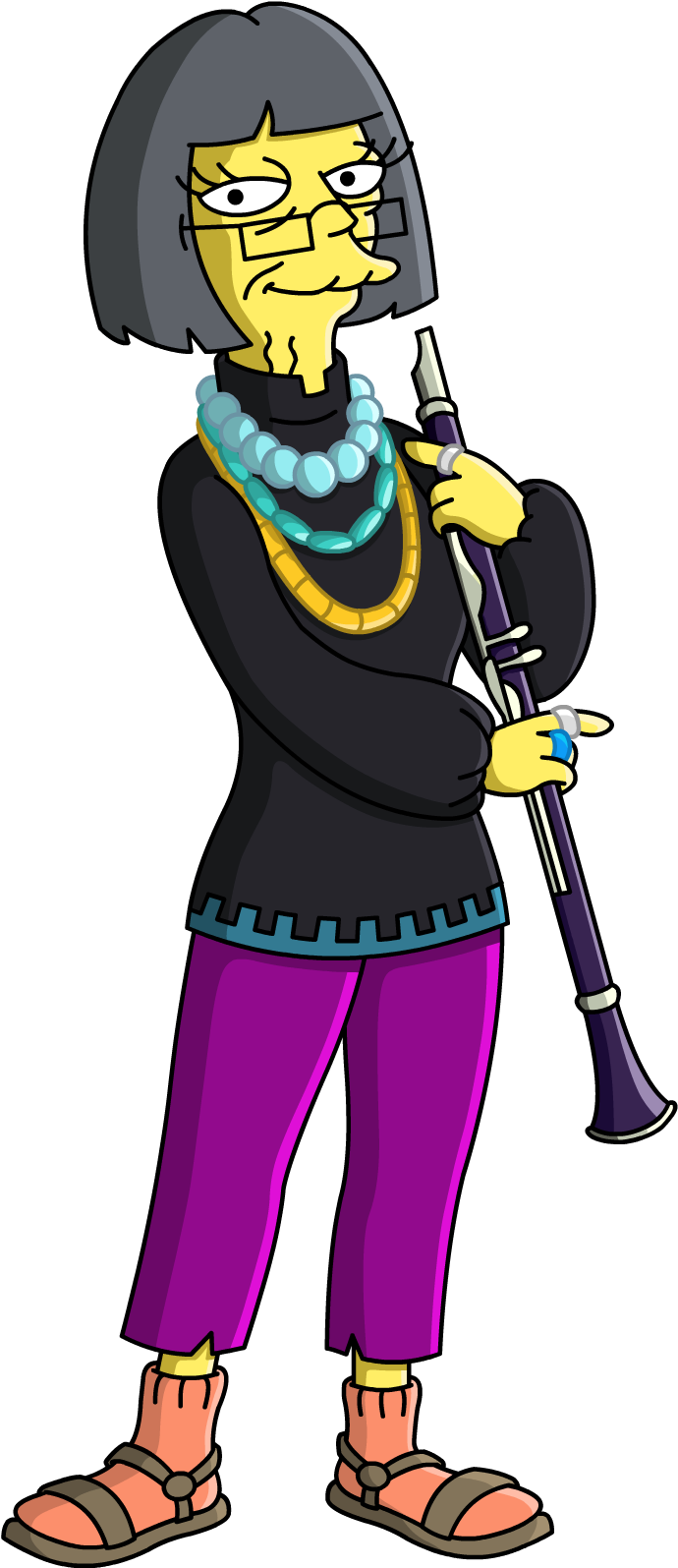 Mona Flanders Clipart (808x1594), Png Download