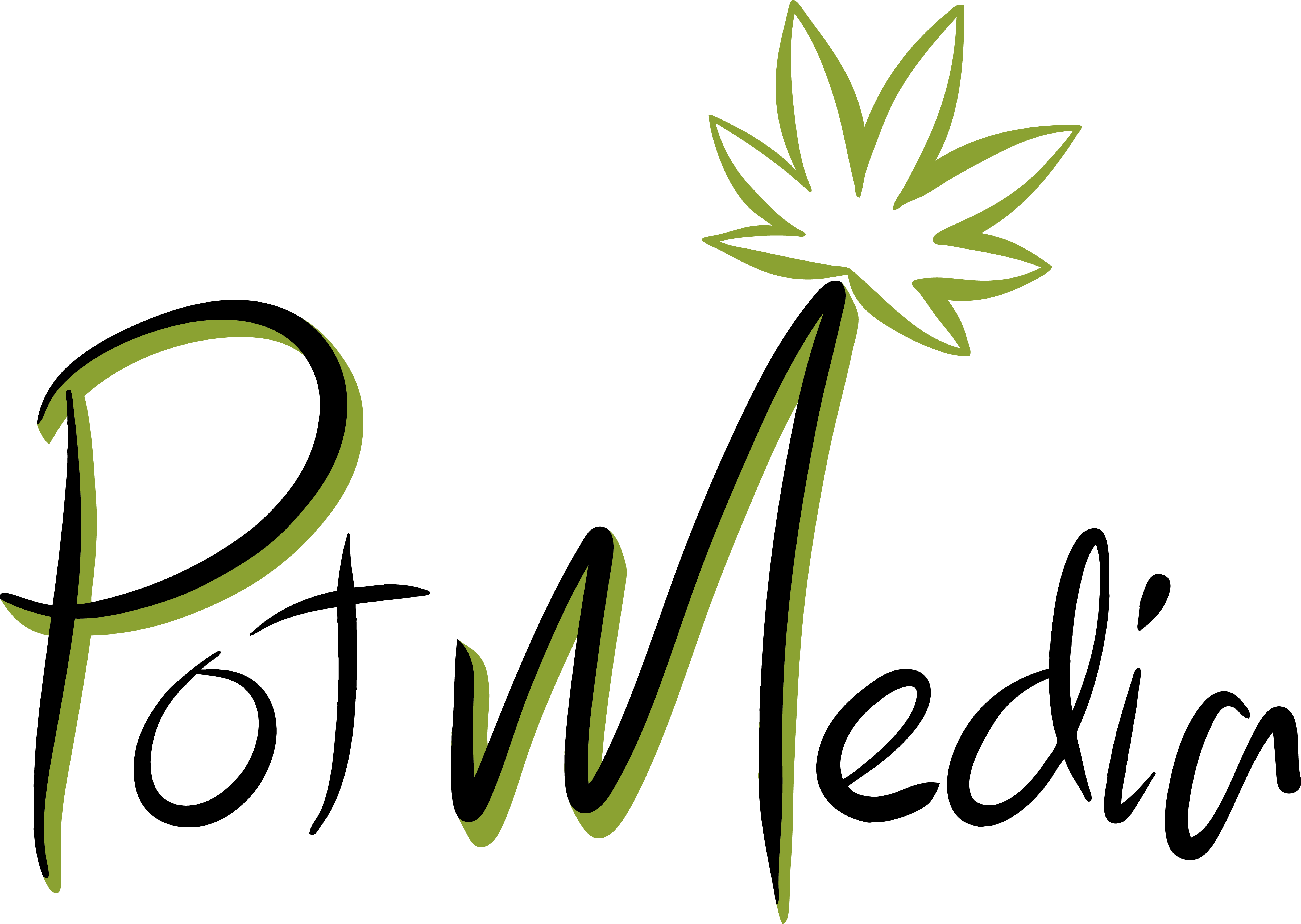 Potmedia - Calligraphy Clipart (4890x3473), Png Download