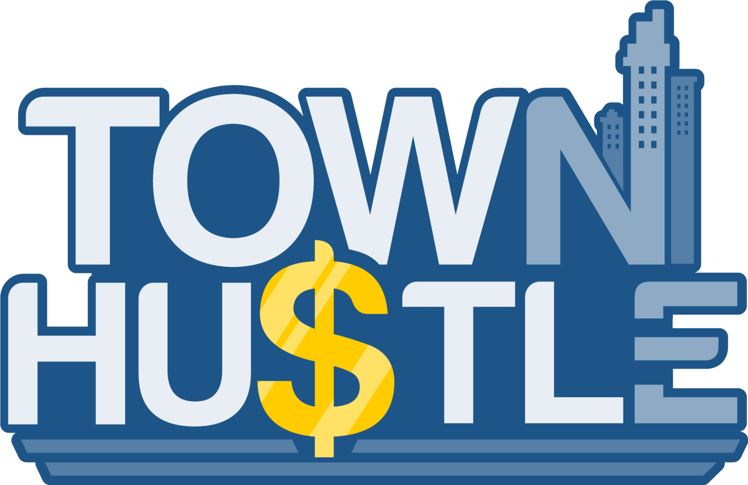 Town Hustle Clipart (1522x987), Png Download