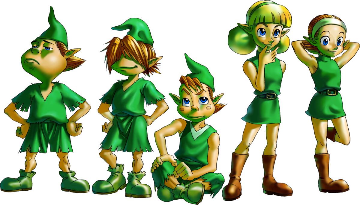 Lumberjack Clipart Forest Man - Legend Of Zelda Ocarina Of Time Kokiri - Png Download (1200x685), Png Download