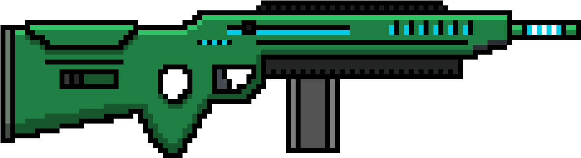 Assault Rifle Clipart (1260x460), Png Download