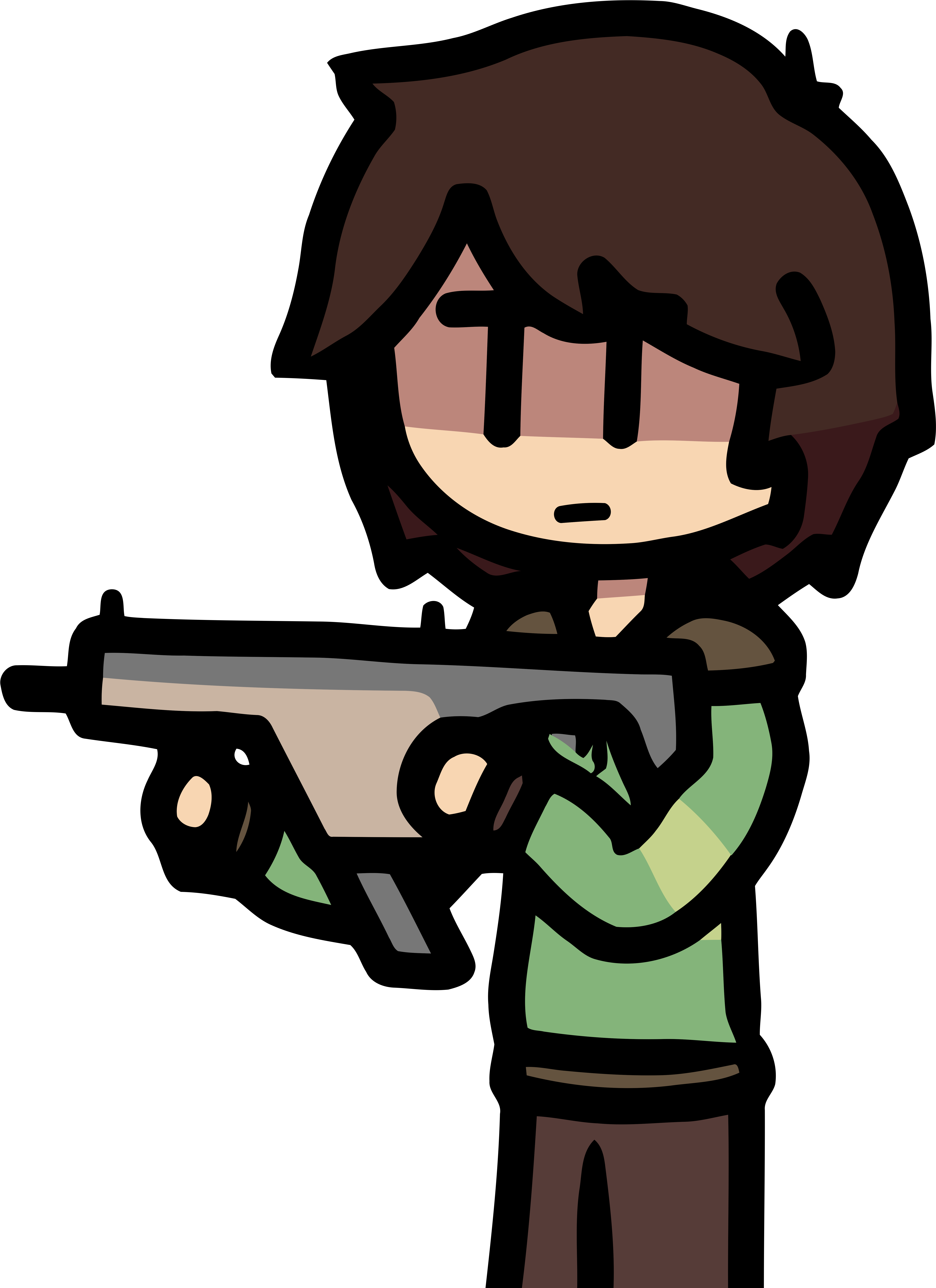 Assault Rifle Clipart - Png Download (7008x8784), Png Download