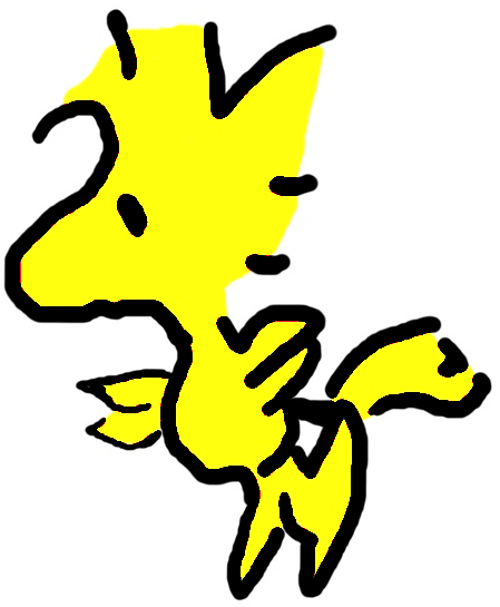 Woodstock Art Fan By Bradsnoopy97 Clipart (736x736), Png Download