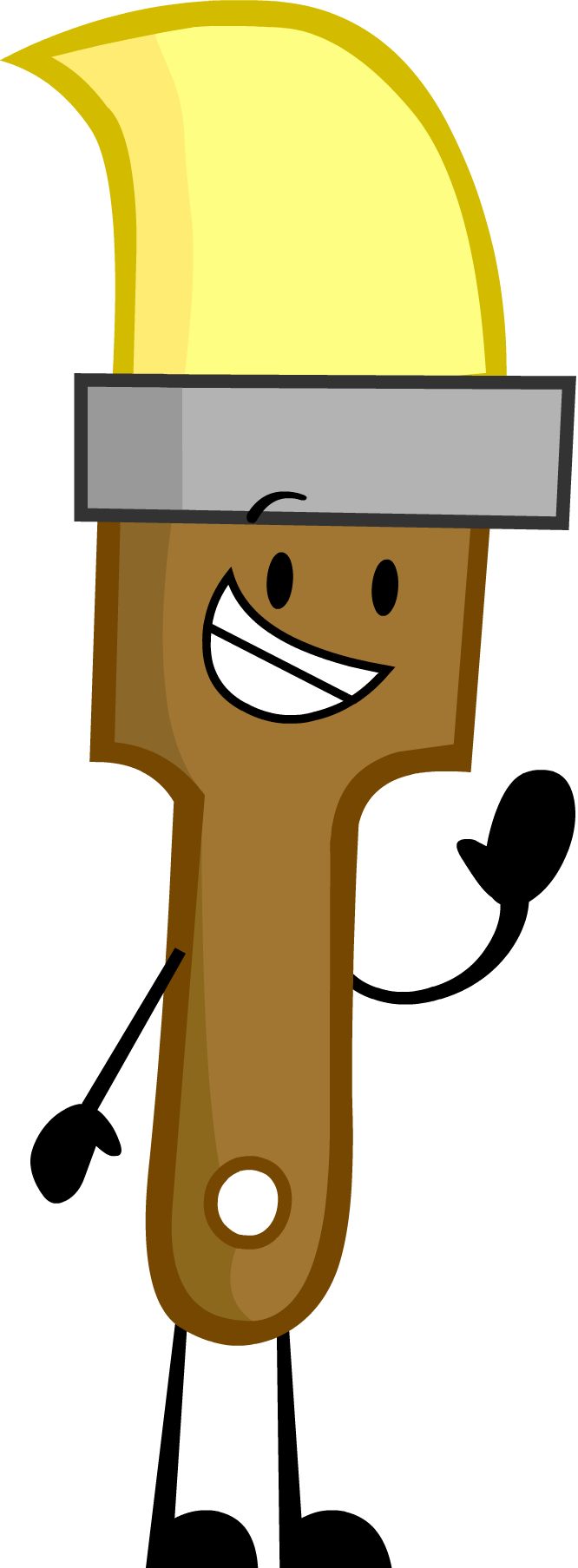 Inanimate Insanity Wiki - Inanimate Insanity T Shirt Paintbrush Clipart (666x1807), Png Download