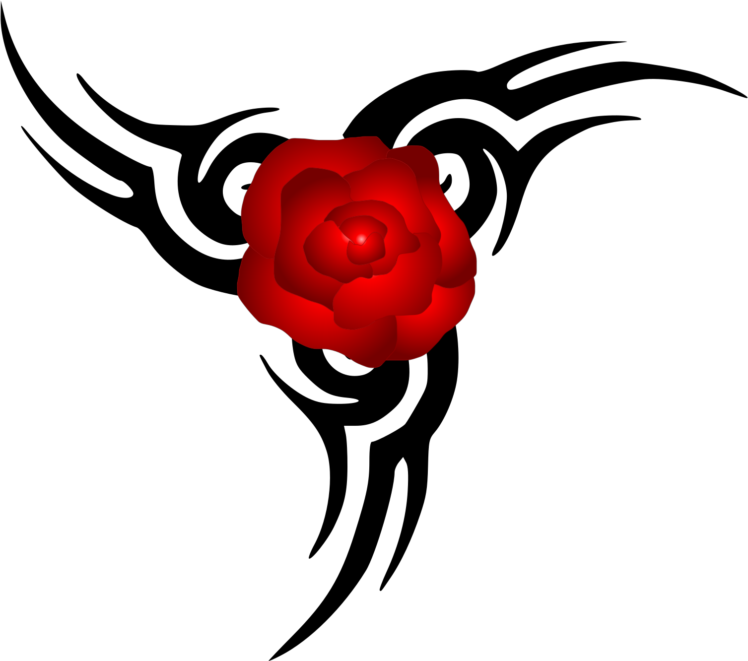 Tribal Tattoo Clipart (1600x1600), Png Download