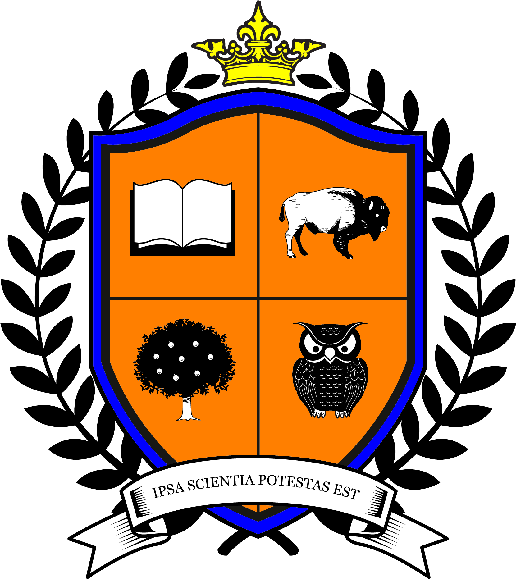 Orange Idiomas - Royal Tag Logo Clipart (1723x1895), Png Download