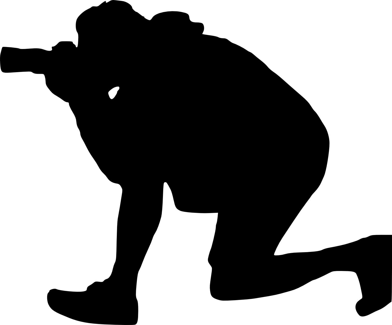 Silhouette Of Photographer - Photographer Silhouette Png Clipart (1624x1347), Png Download