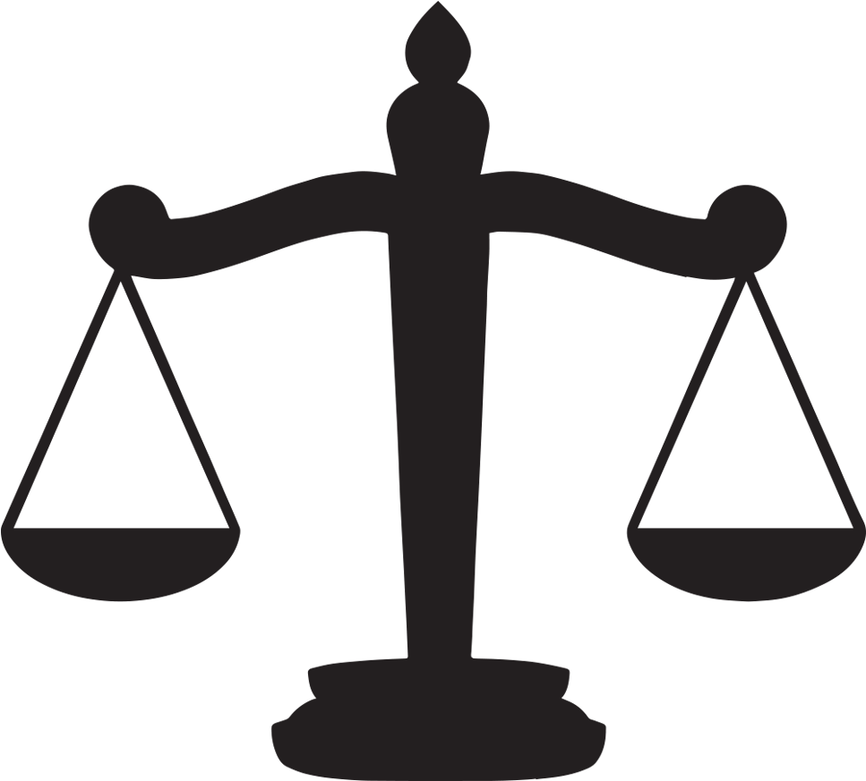 Measuring Scales Clip Art - Scales Of Justice Clipart - Png Download (1000x1000), Png Download