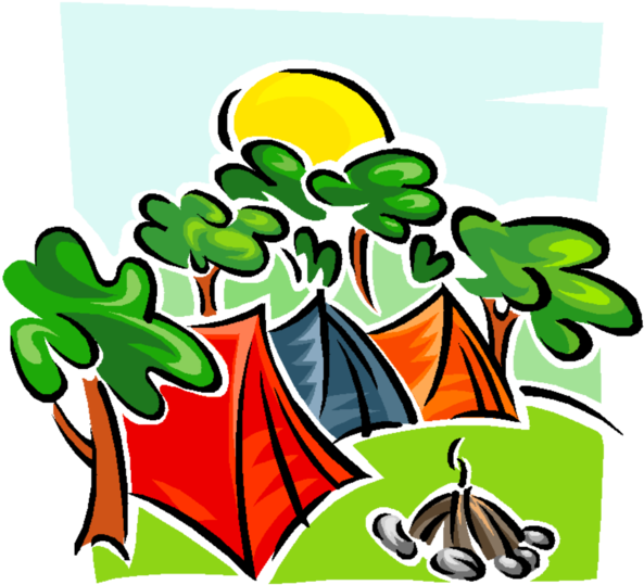 Transparent Camping Plant Flower Leaf Clipart For Activities - Png Download (600x546), Png Download