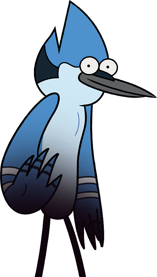 Procurando Mordecai Clipart (523x924), Png Download