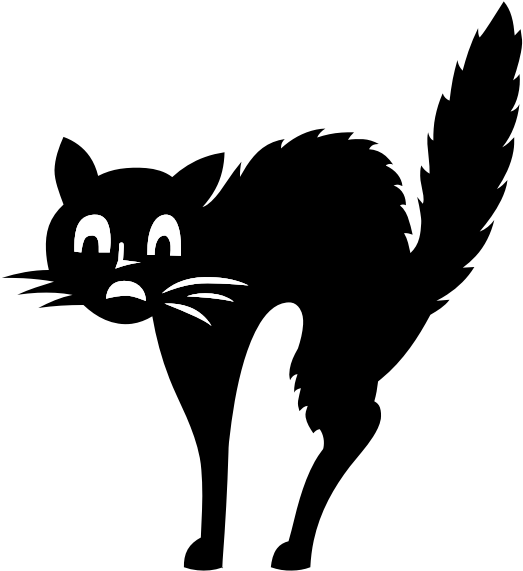 Scared Cat Scaredy Cat Clipart Png Download Full Size Clipart (5595887) PinClipart