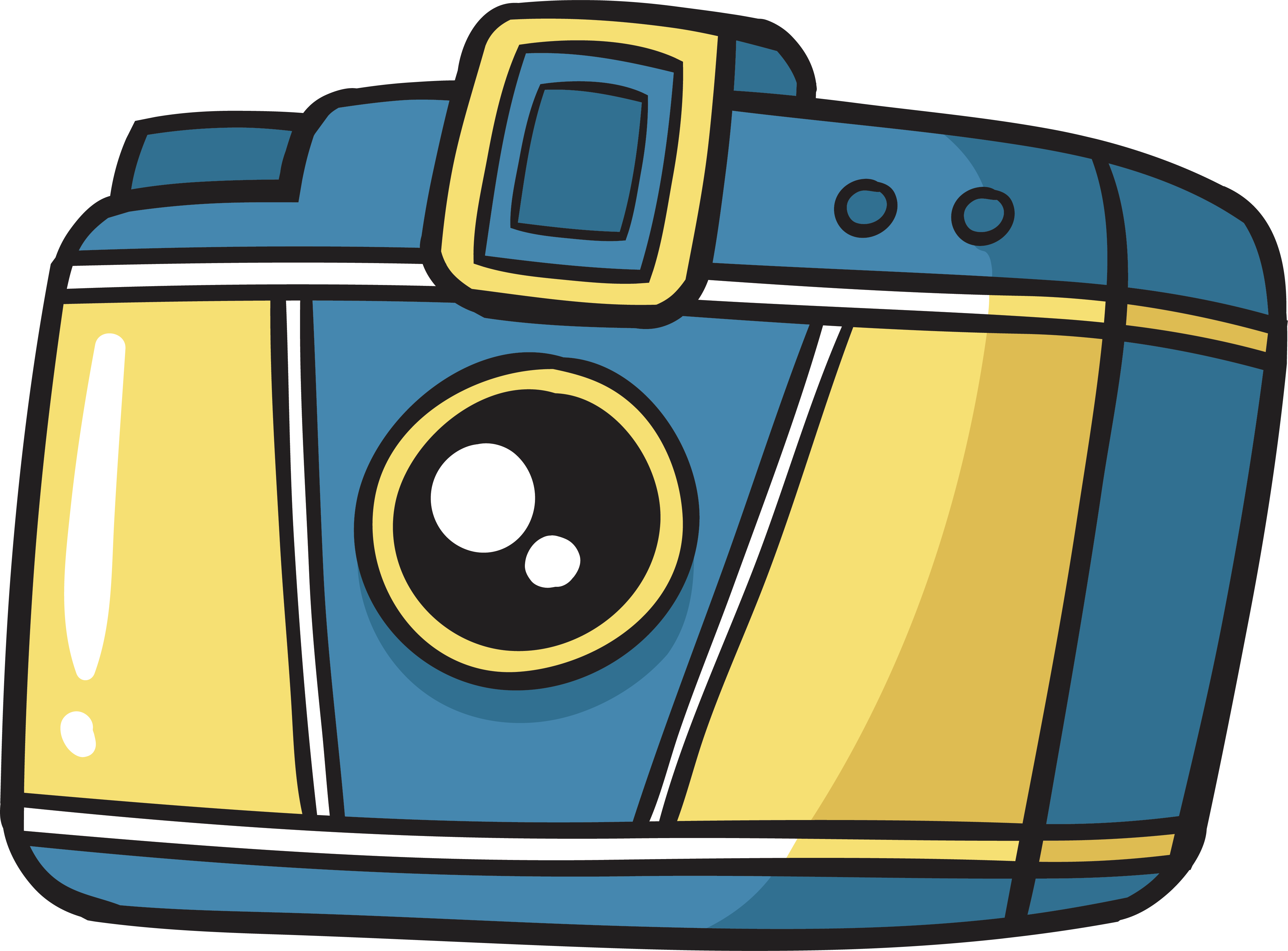 Camera Clip Art - Png Download (4358x3217), Png Download