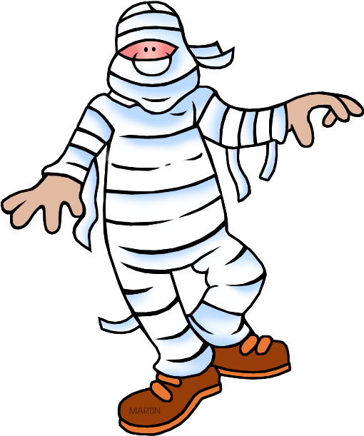 Mummy Halloween Clipart Stock Mythical Beings And Creatures - Mummy Clip Art - Png Download (530x648), Png Download