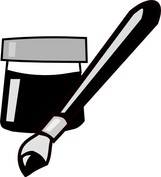 Transparent Paint Splatter - Red Paint Brush Clipart - Png Download (540x594), Png Download