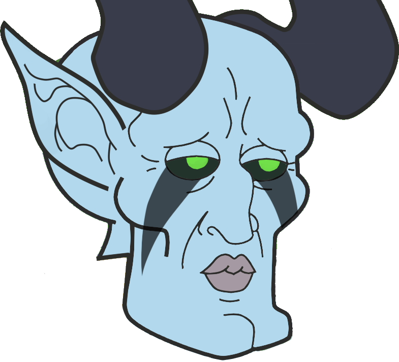 Squidward With His Butt Chin Clipart (785x712), Png Download